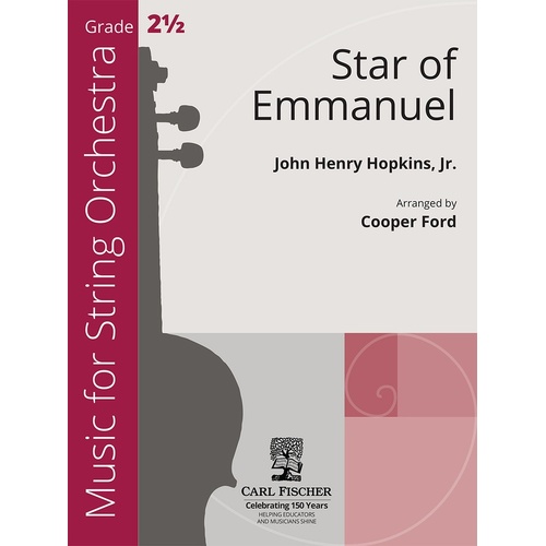 Star Of Emmanuel So2.5 Sc/Pts Score/Parts