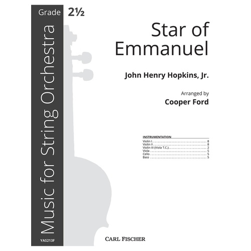 Star Of Emmanuel So2.5 Full Score Score