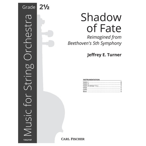 Shadow Of Fate Reimagined Beethovens 5Th So2.5 Full Score Score