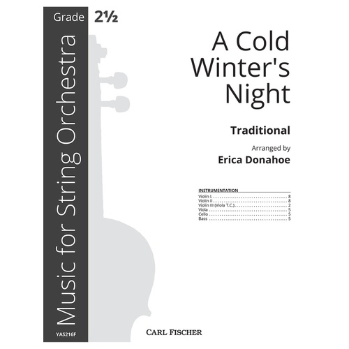 A Cold Winters Night So2.5 Full Score Score