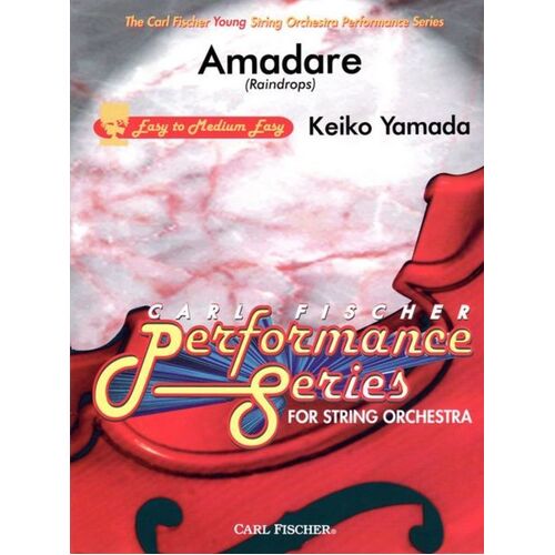 Amadare (Raindrops) String Orchestra Score/Parts 