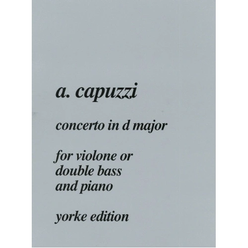 Capuzzi - Concerto in D Major for Double Bass and Piano