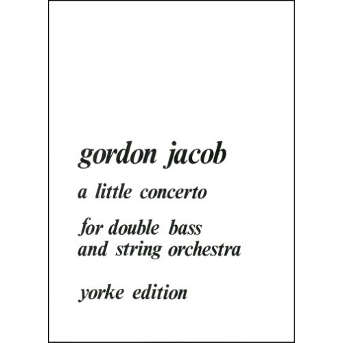 Jacob - Little Concerto for Double Bass and Piano
