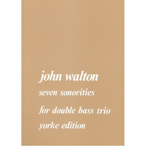Sonorities 7 Db Trio Score/Parts