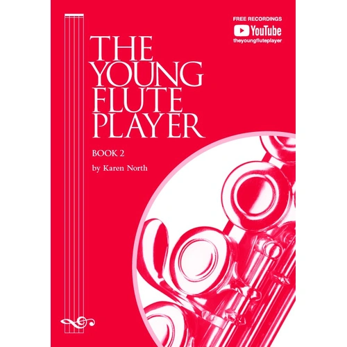 The Young Flute Player Book 2 - Student Edition, 104 Pages, Allegro Publishing, Includes Exercises, Pieces, Fingering Charts, and More