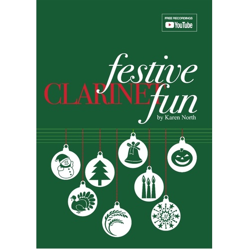 Festive Clarinet Fun Music Book with 50 Pieces for Celebrations