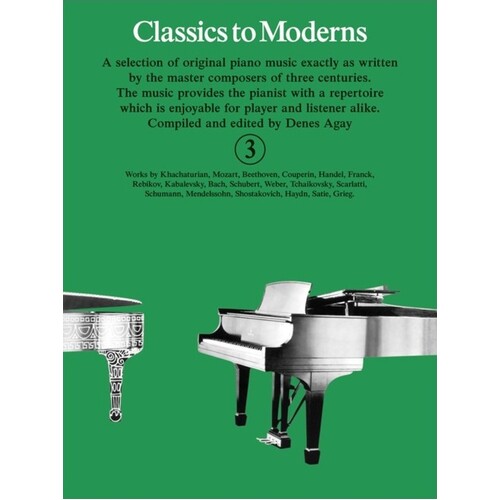 Classics To Moderns Book 3 (Softcover Book)