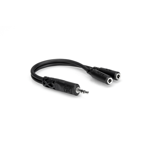 Hosa Y Cable, 3.5 mm TRS to Dual 3.5 mm TRSF