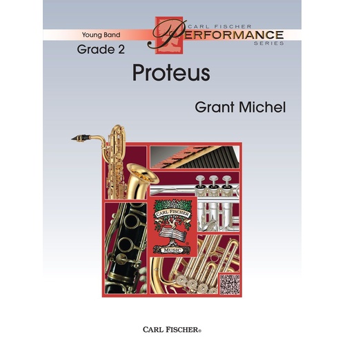 Proteus CB Gr 2 by Michel Grant - Concert Band Sheet Music