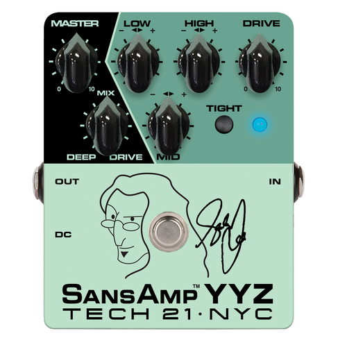 Tech 21 SansAmp YYZ Geddy Lee Signature Bass Pedal