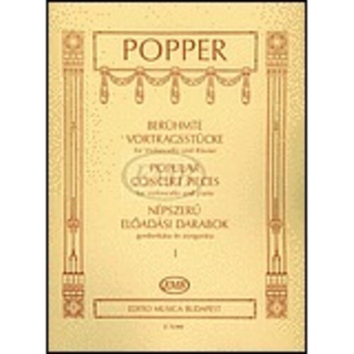 Popper - Popular Concert Pieces Book 1 Cello/Piano (Softcover Book)
