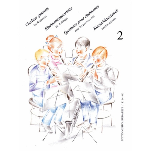 Clarinet Quartets For Beginners Book 2 