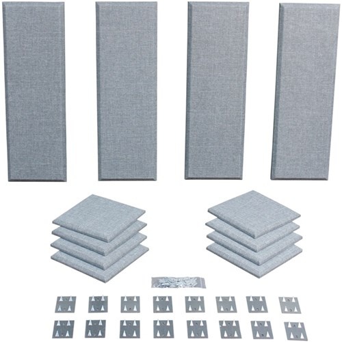 Acoustic panels - London 8 room kit grey