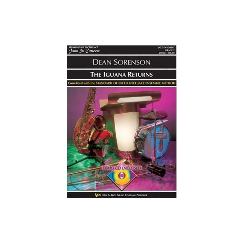The Iguana Returns - Grade 2 Funk Chart for Jazz Ensemble by Neil A. Kjos Music Company