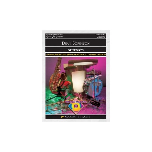 Afterglow Jazz Ensemble Arrangement with Solo Parts and Practice CD