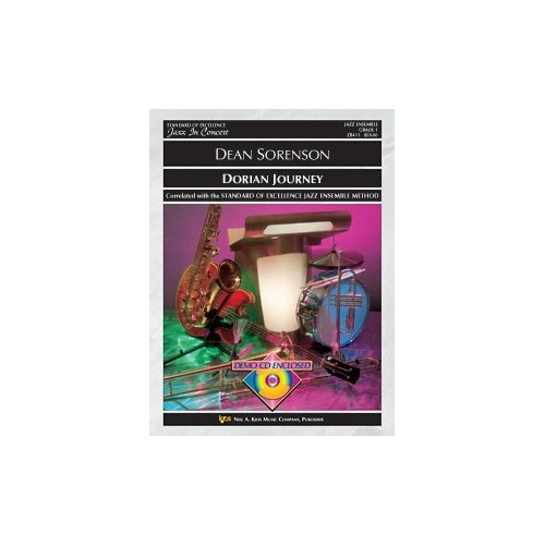 Dorian Journey Jazz Ensemble Sheet Music with CD and Suggested Solos, 43 Pages