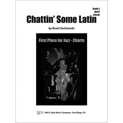 Chattin Some Latin - Jazz Ensemble Score by Brad Ciechomski