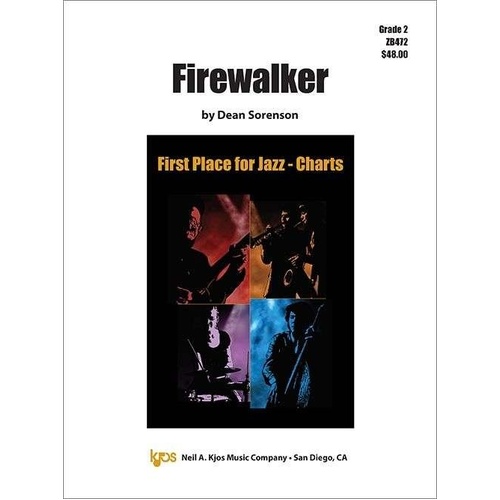 Firewalker Jazz Band Grade 2 by Neil A. Kjos Music Company - Jazz Ensemble, 39 Pages