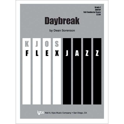 Daybreak Jazz Ensemble Grade 1 by Neil A. Kjos Music Company - 16 Pages