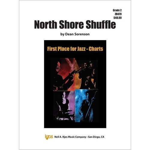 North Shore Shuffle Jazz Ensemble Grade 2 by Neil A. Kjos Music Company, 47 Pages