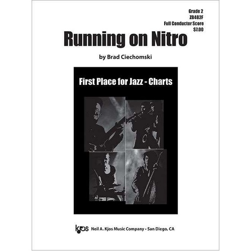 Running on Nitro Jazz Ensemble Grade 2 by Neil A. Kjos Music Company, 20 pages