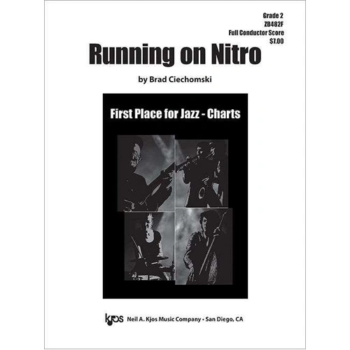 Running on Nitro Jazz Ensemble Grade 2 by Neil A. Kjos Music Company, 20 Pages