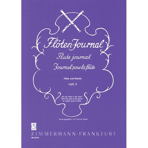 Flute Journal No 3 Flute/Piano (Softcover Book)