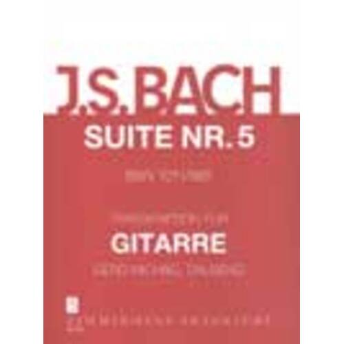Bach - Suite No 5 Bwv 1011 Guitar Arr Dausend (Softcover Book)
