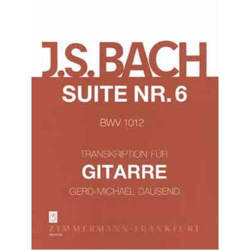 Bach - Suite No 6 Bwv 1012 Guitar Arr Dausend (Softcover Book)