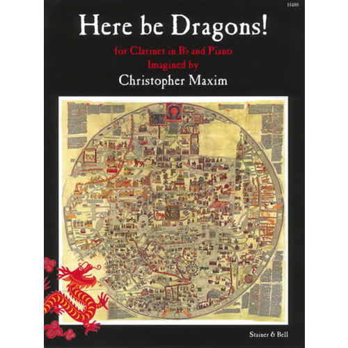 Maxim - Here Be Dragons! Clarinet/Piano (Softcover Book)